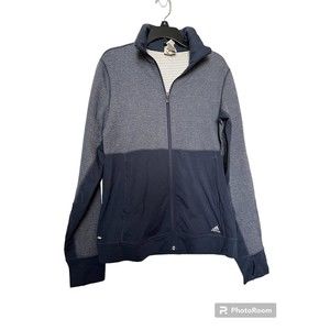 Adidas Zip‎ up jacket size S navy blue